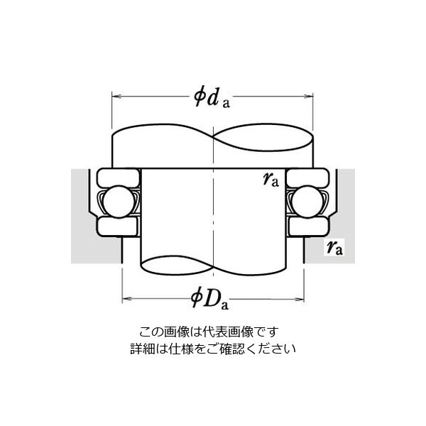 日本精工 単式スラスト玉軸受 51224 1個（直送品） - アスクル