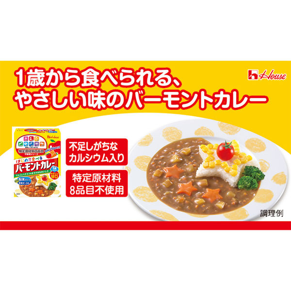 ハウス食品 特定原材料8品目不使用 はじめて食べるバーモント