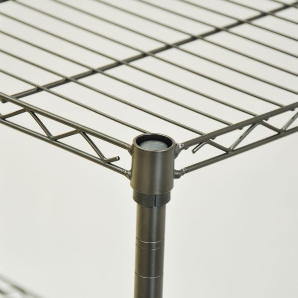 エイ・アイ・エス スチールラック 19φ キャスター付 4段 幅600×奥行350