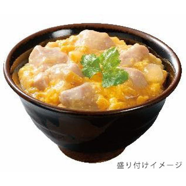 親小丼 親子丼♪ Oyakodon♪ （a bowl of rice topped with chicken and