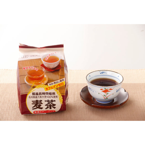 創健社 石川県産六条大麦100%使用 麦茶 160g(10g×16袋) 80048 1 創健社 石川県産六条大麦100%使用 麦茶 160g(10g×16袋) 80048 1