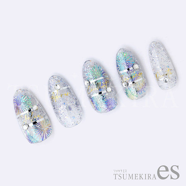 イングカワモト TSUMEKIRA(ツメキラ) ネイルシール es 花火