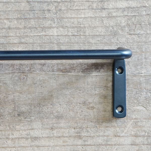 ポッシュリビング アイアンルームバーS ブラック W22.5×D6.5×H6.5cm