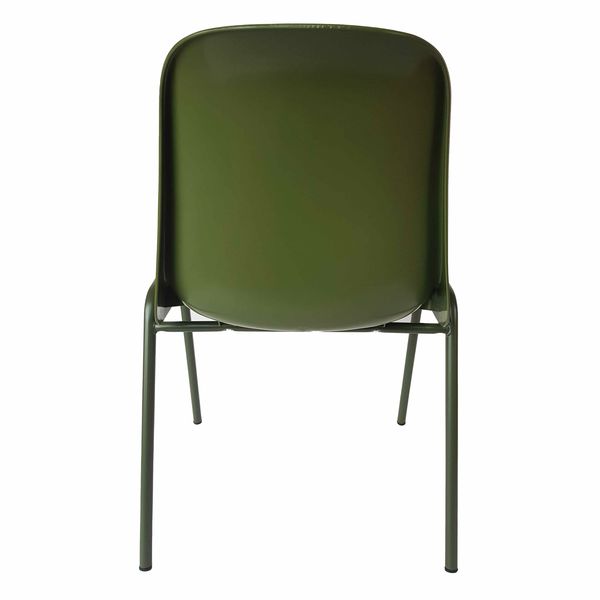 会議用チェアELENA ワントーン オリーブ 1脚 イタリア製 ミーティング