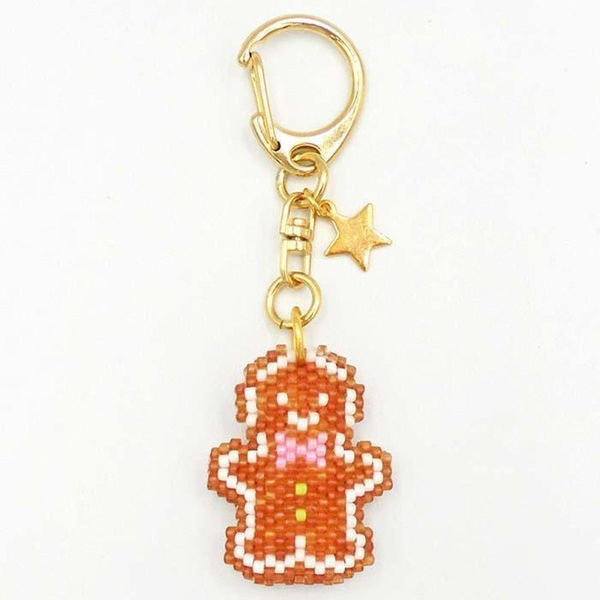 HOBBIX ビーズキット アイシングクッキー風キーホルダー クリスマス