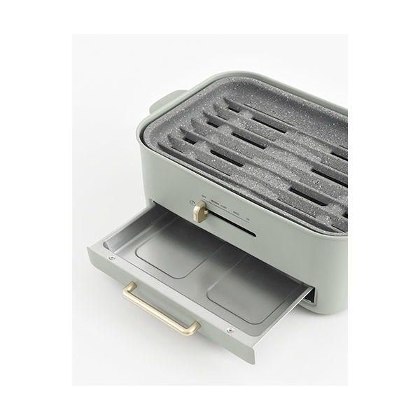 BRUNO コンパクトグリルホットプレート グリーン ≪BRUNO≫コンパクトグリルホットプレート（グリーン）BOE109-GR