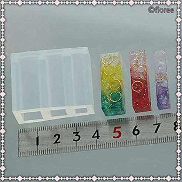 亀島商店 レジンクラフト用 ソフトモールド 四角柱 4×3.2×D2cm KAM-REJ