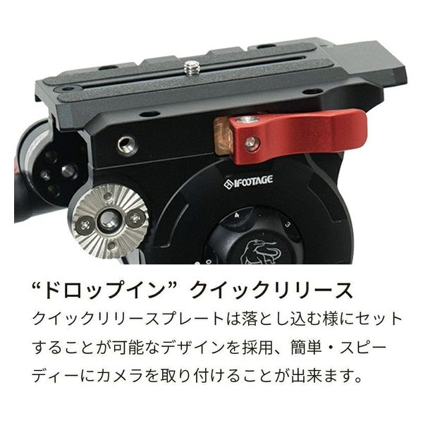 IFOOTAGE ビデオ雲台 KOMODO-K7 1台（直送品） - アスクル
