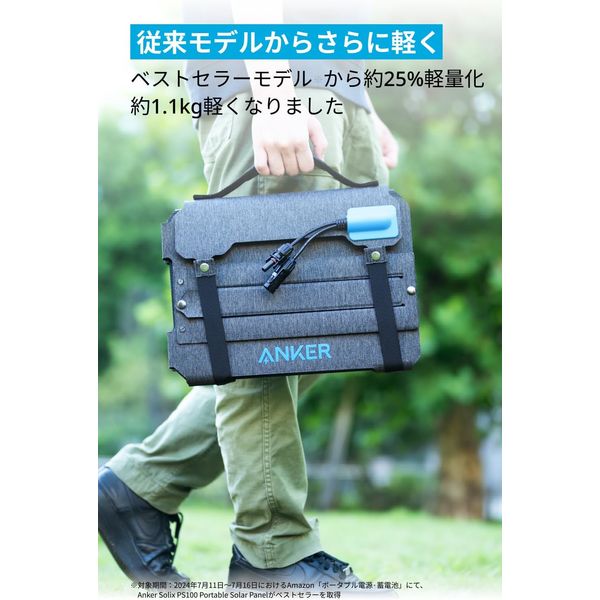 Anker Solix PS100 Portable Solar Panel A2435NA1 1個 - アスクル