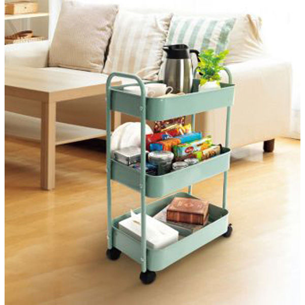 カクセー 組立式スチールパイプ 3段ラック NB-30 1個（直送品） - アスクル