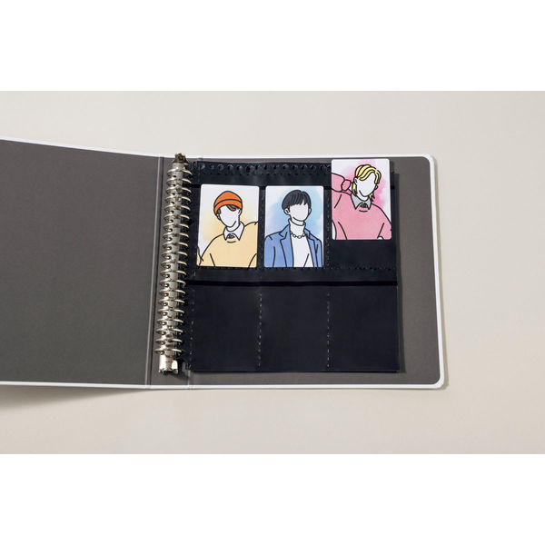 ライオン事務器 コレクション用バインダー BD-520 ホワイト 168 ライオン事務器 コレクション用バインダー BD-520 ホワイト 168