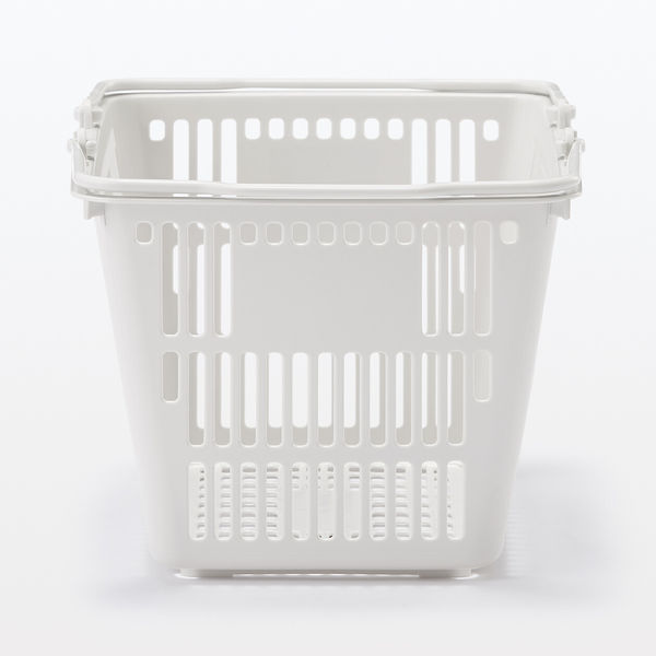 無印良品 ポリプロピレン 買い物かご 約幅38．5×奥行27×高さ