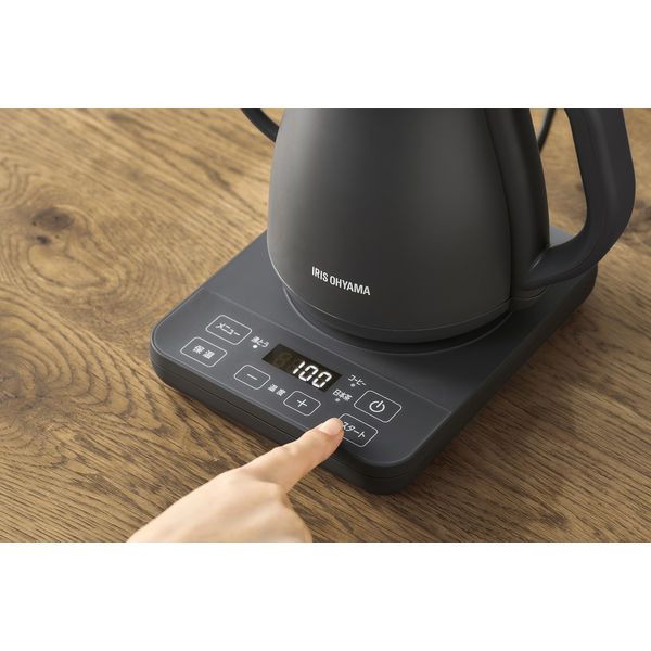 アイリスオーヤマ 電気ケトル 温度調節付 IKE-C800T-H 1台