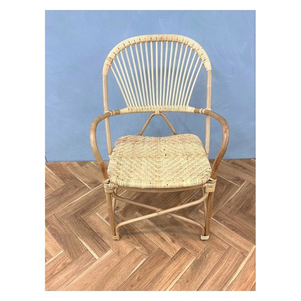 軒先渡し】HIKRI HALF POLISH ラタン チェア RAG-600 1脚（直送品