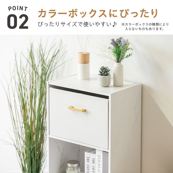 武田コーポレーション ウッド調ストレージボックスWH K3-USB38WH