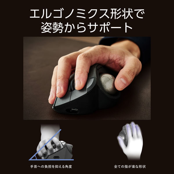 ELECOM M-IPT10MRS トラックボールマウス ブラック トラックボール”IST PRO