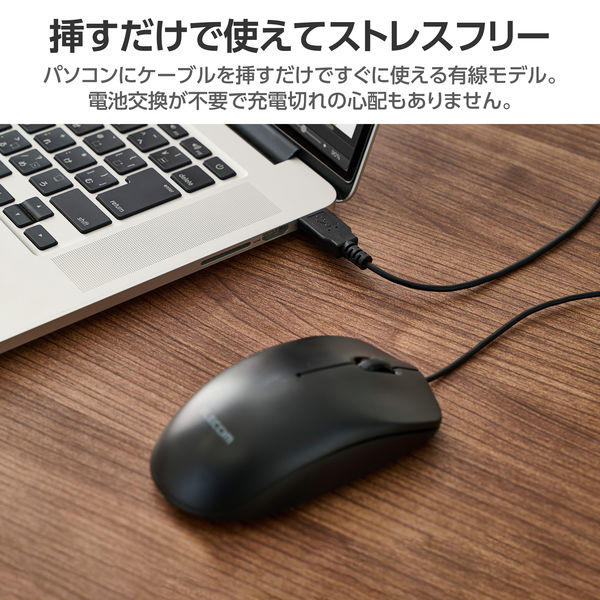 MSI USB有線光学式マウス MO-L3322-KK 未使用品40個セット le0185-08.jpg