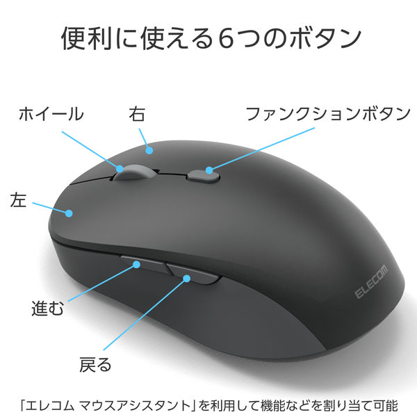 マウス Bluetooth/無線2.4GHz 両対応 静音 ワイヤレス 6ボタン マウス Bluetooth/無線2.4GHz 両対応 静音 ワイヤレス 6ボタン