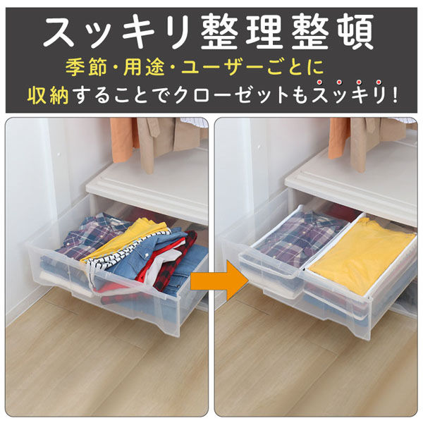 あかねこのは マスク収納ケース31,32 ブルー系セット アストロ このサイズが欲しかった!高10cm 衣類整理袋 クリア 2枚