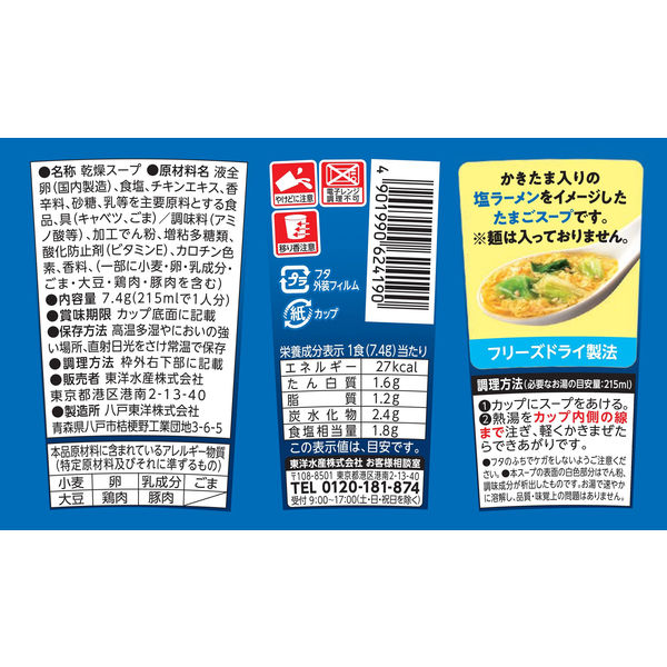 ラーメンスープにかきたまいれたら美味かった たまごスープ塩味