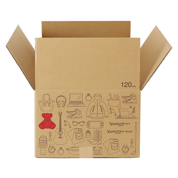 120サイズ】Yahoo!オークション&フリマデザイン ダンボール 1セット（1