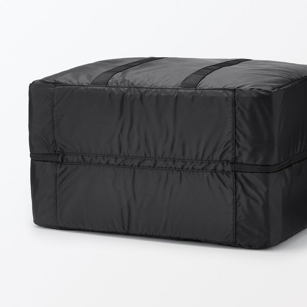 無印 撥水 ボストンバッグ 黒 撥水ボストンバッグ | 無印良品