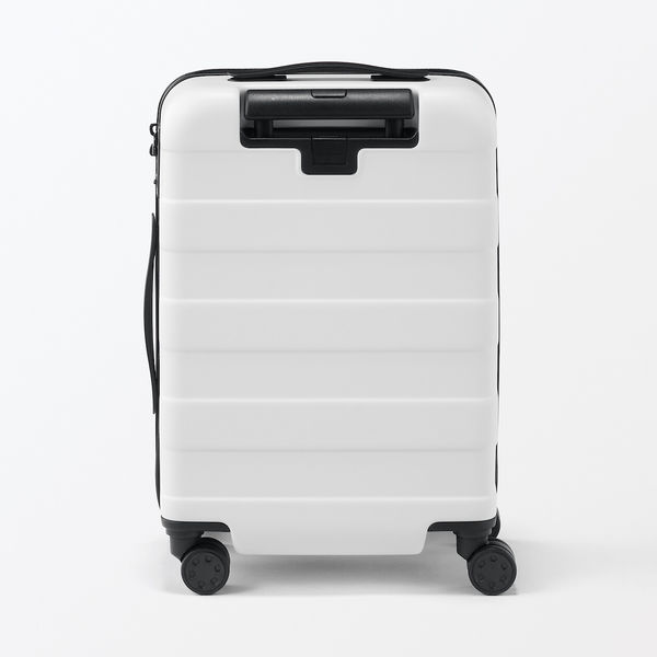無印良品　キャリーケース　19L ホワイト　美品　最安値 Amazon | 無印良品 バーを自由に調節できるハードキャリーケース