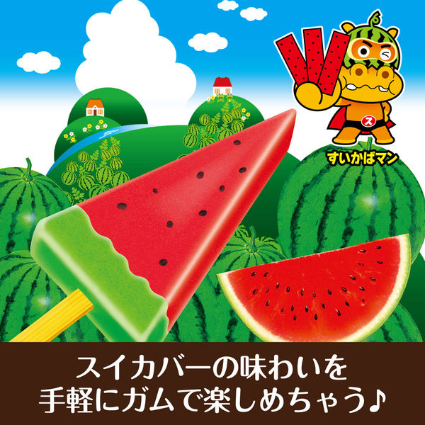 スイカバーガム 9枚入 20個 ロッテ ガム 個包装 - アスクル