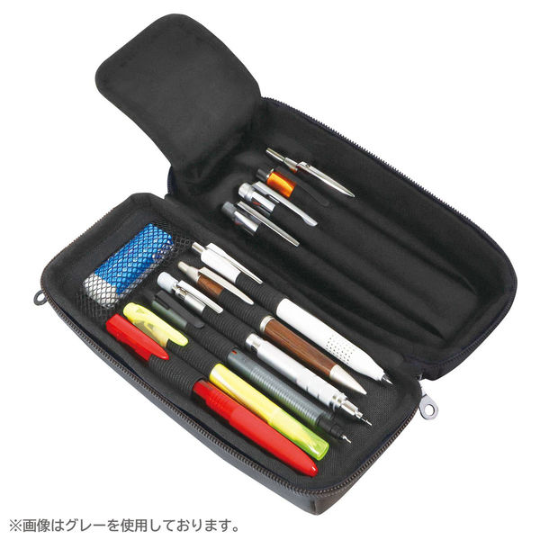 クツワ プリザーブペンケース(グレー) AK072GY 1セット(3個