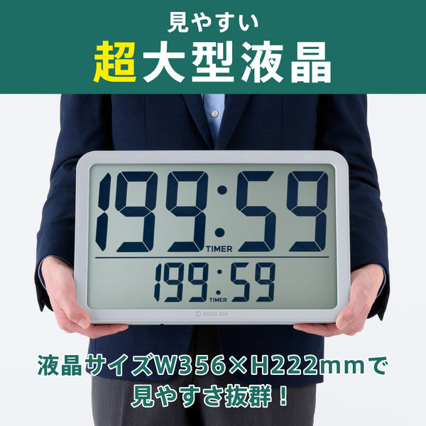 ザラージ リモコン付き 幅394×奥行30×高さ260mm ライトグレー
