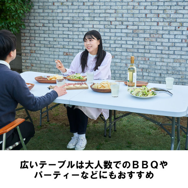 YAMAZEN フォールディングテーブル 作業台 折りたたみ ワークテーブル