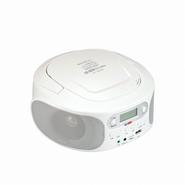 廣華物産 リモコン付き SD/USB/CDラジオ KC-153USB 1台 - アスクル