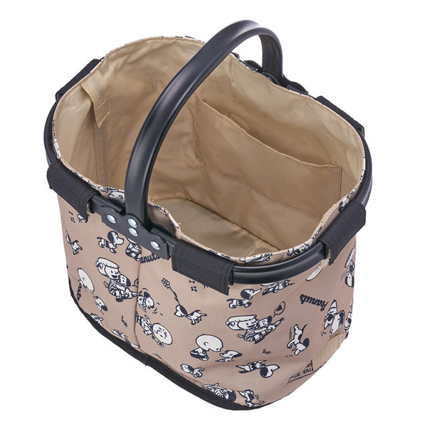 レア！未使用品★KIS Design × PEANUTS アラウンドバスケット SNOOPY（PEANUTS 75years）ミニセミルナバスケット 86001141