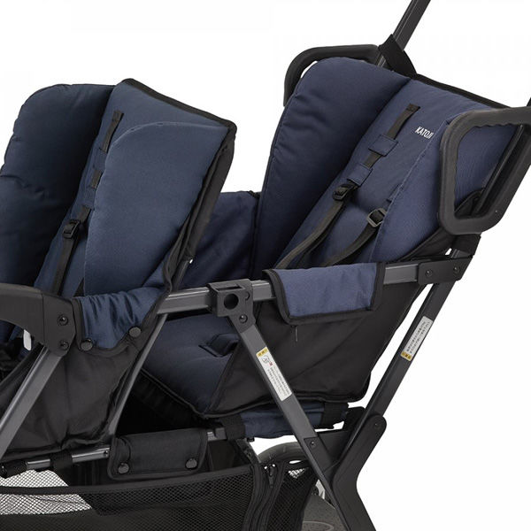 二人でゴー用リアシート フットサポート付 二人でゴー用リアシート フットサポート付（ブラック