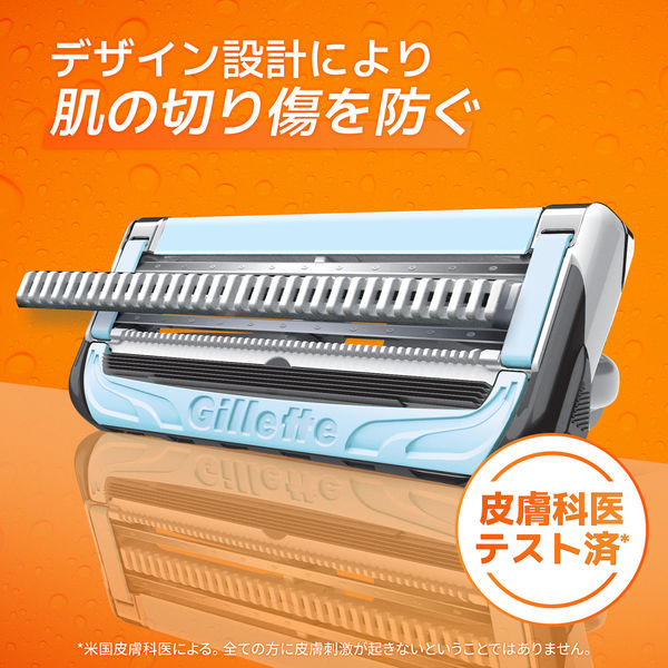ジレットフュージョン　3個 Amazon.co.jp: Gillette ジレット カミソリ 髭剃り 電動 長持ち