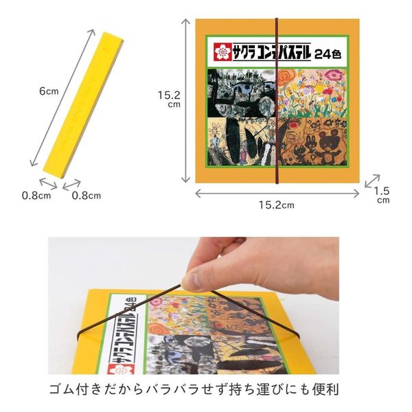 サクラクレパス サクラ コンテパステル 24色 CT24 1個（直送品
