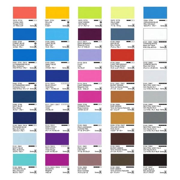 【一部開封済み】ホルベイン　アクリラ　ガッシュ　36色セット Amazon | ホルベイン アクリリックガッシュ D986 12ml 三原色