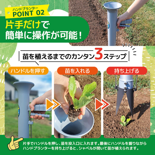 平城商事 ハンドプランター 大 スピード苗トレーセット KS-LSET 1