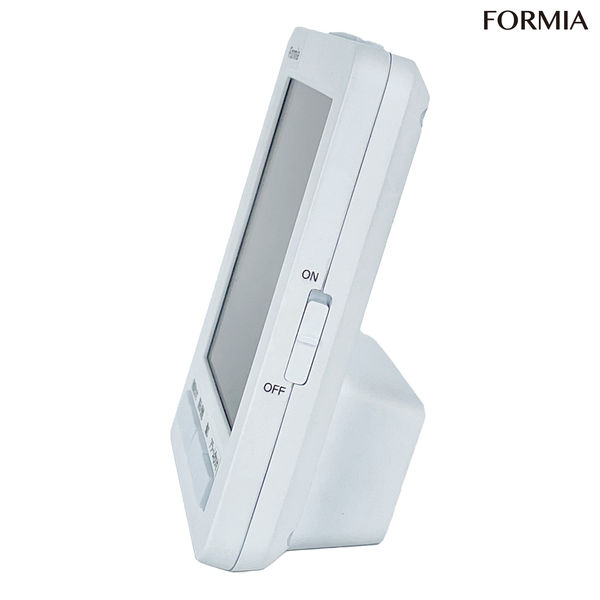 波動調整 デジタル表示 保土ヶ谷電子販売 Formia フォルミア デジタル電波時計 温度湿度