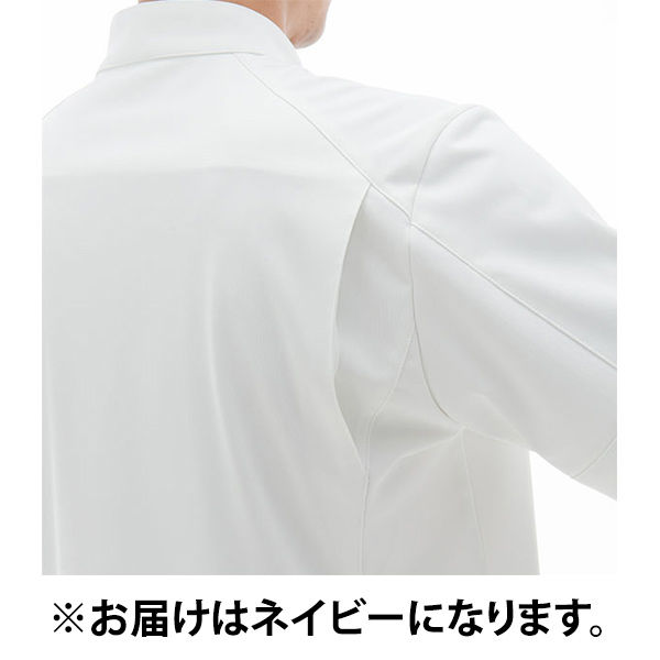 ナガイレーベン 男子上衣 LH-6267 ネイビー BL 医療白衣 1枚（取寄品