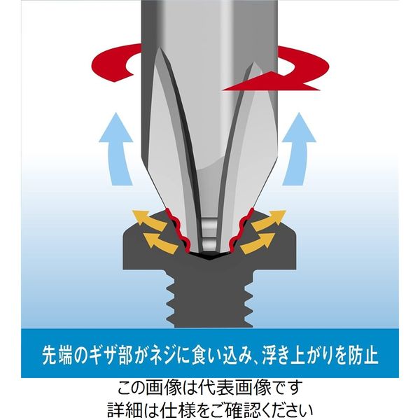 ベッセル（VESSEL） 片頭ビット ナメないビット 2本組 +2x150mm No