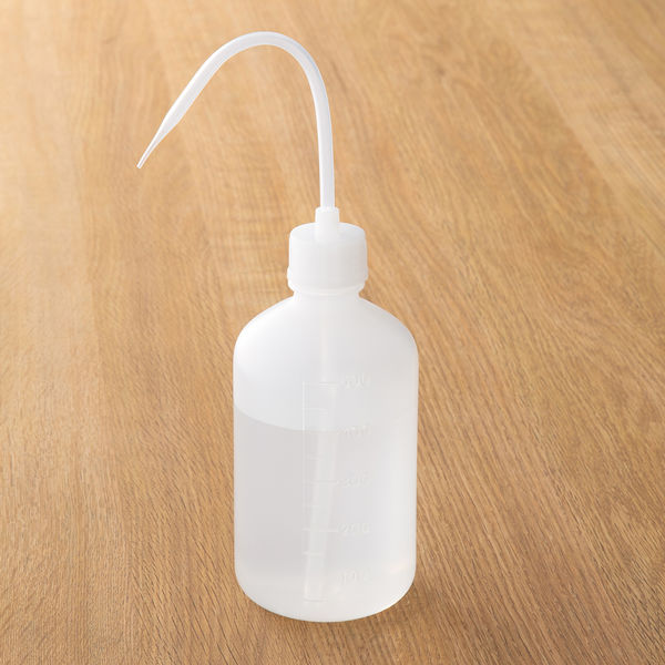 現場のチカラ」洗浄瓶 スポイトボトル 鶴首ボトル 500ml WB-500