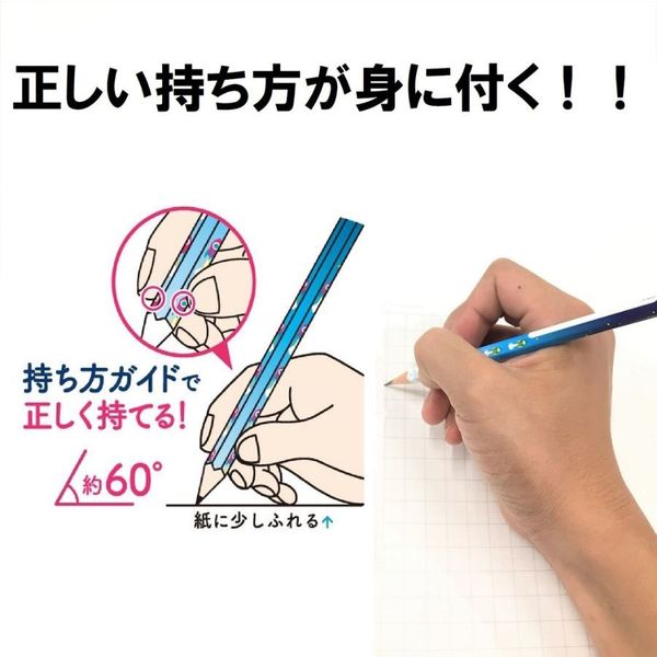 えんぴつ Amazon | クツワ スターライン 鉛筆 2B ネイビー ST102NB | 鉛筆