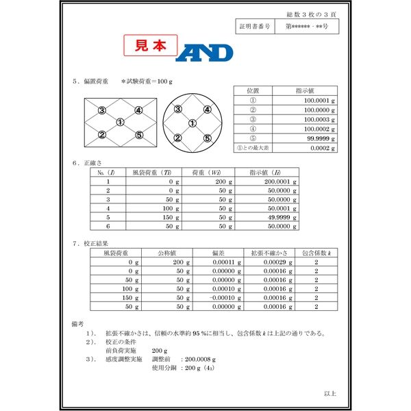 校正用分銅内蔵型分析用天びん＜JCSS校正付＞GR202（高精度型）≪ひょう量：210g　最小表示：0.01mg/0.1mg≫エーアンドデイ（直送品）