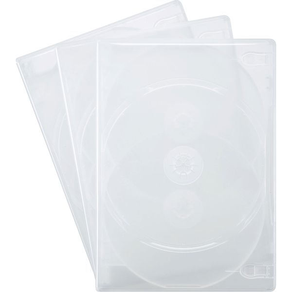 サンワサプライ DVDトールケース（6枚収納・3枚セット・クリア） DVD-TN6-03CLN 1個 - アスクル
