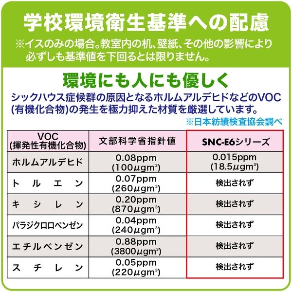 サンワサプライ OAチェア SNC-E6BK2 1台（直送品） - アスクル