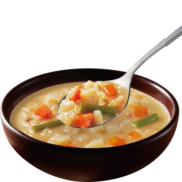 清水食品 野菜ともち麦の根菜のスープ 化学調味料不使用 はくばくもち麦使用 150g 1セット（3袋） レンジ対応 スープ