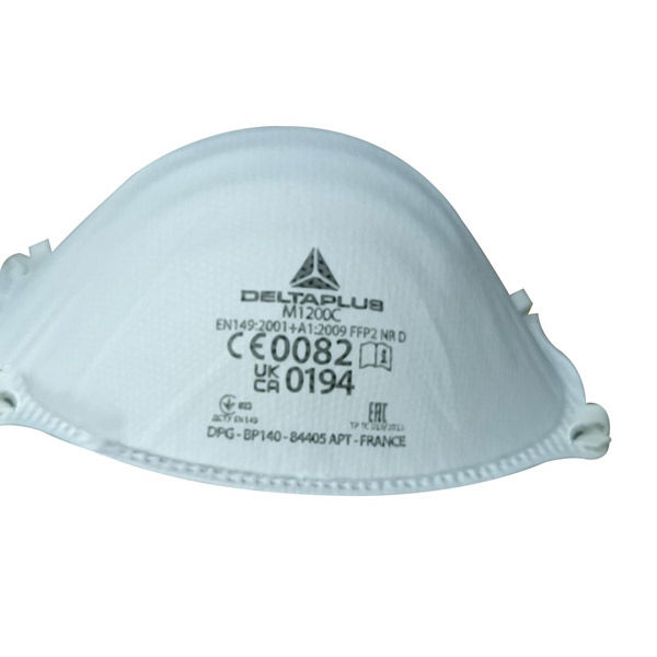 セーフラン安全用品 M1200C ヨーロッパEN規格FFP2マスク お面式 1箱20