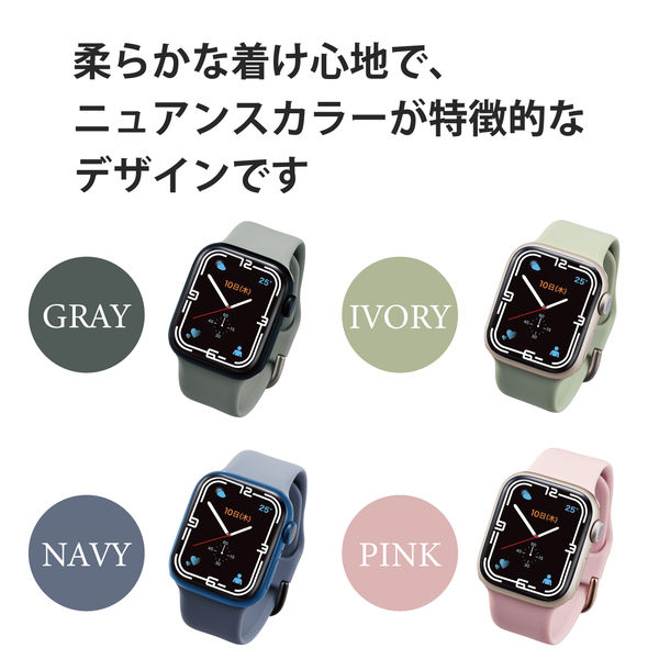 Apple Watch 38 40 41mm シリコンバンド ブルー - 時計