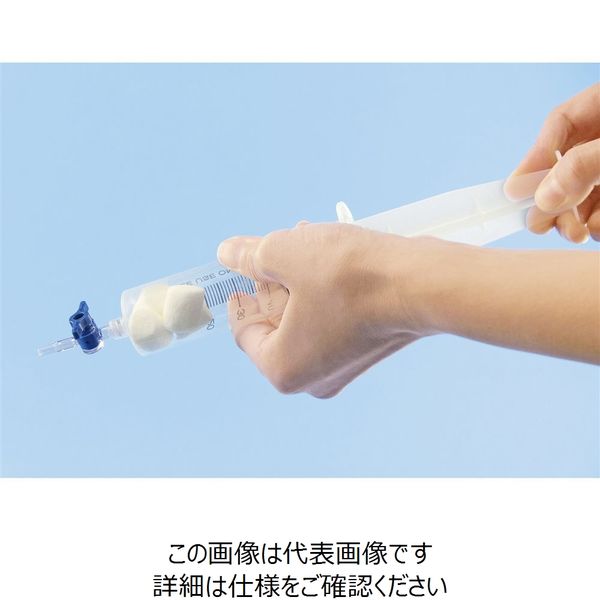 ナリカ 2方コック付注射筒(実験用) 100mL S75-2185-04 1セット(8セット